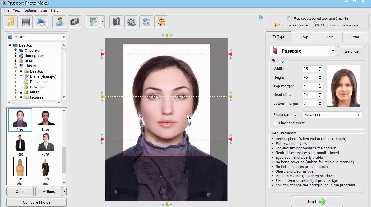 Ams passport photo maker with serial keys
