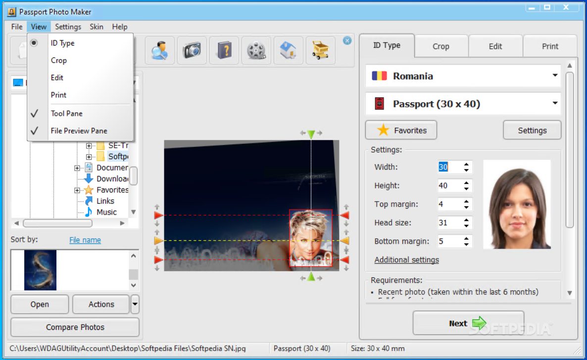 Ams passport photo maker  download now