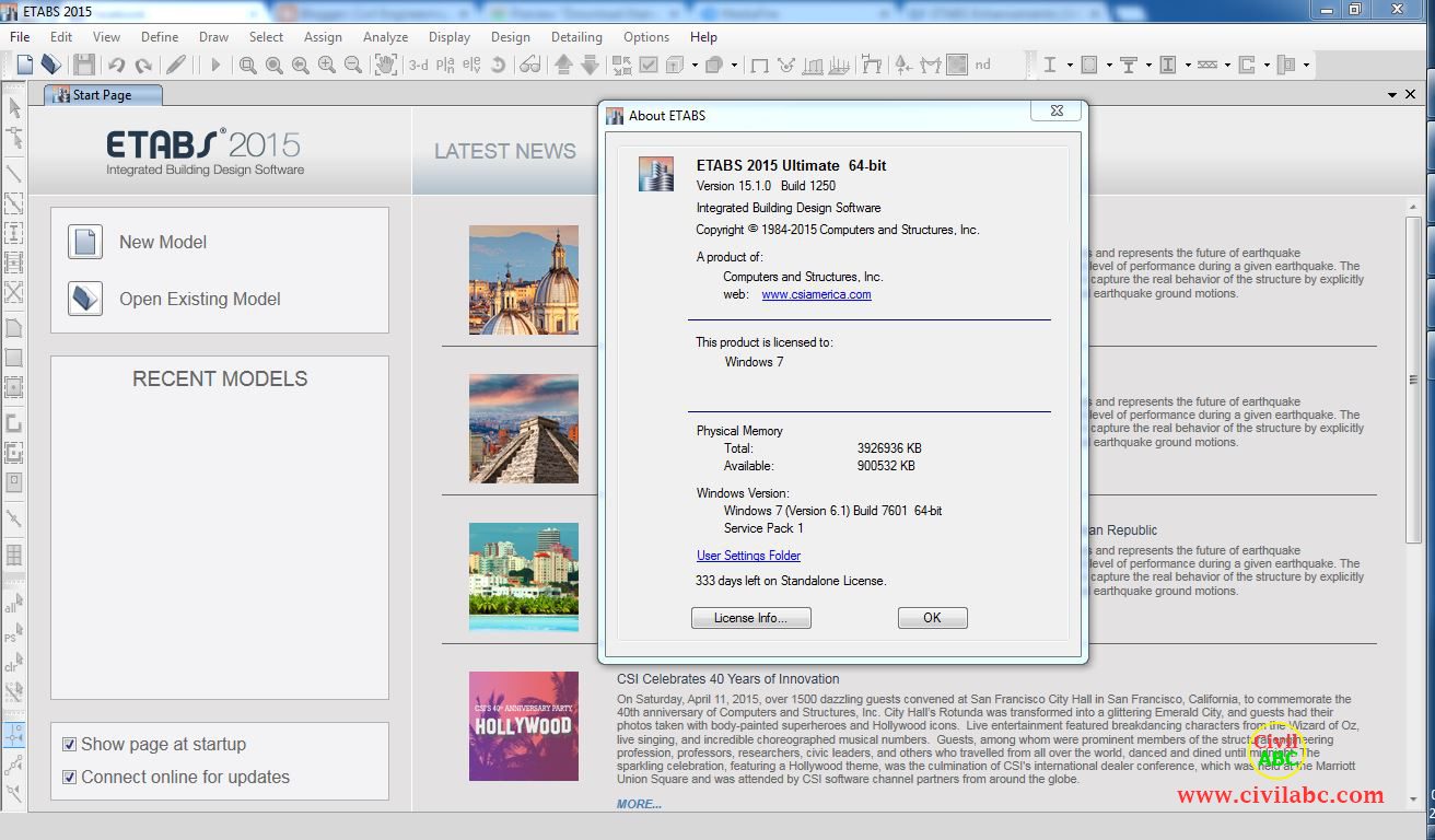 Csi etabs 2015 ultimate full version