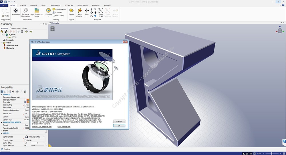 Ds catia composer with keys and  full version