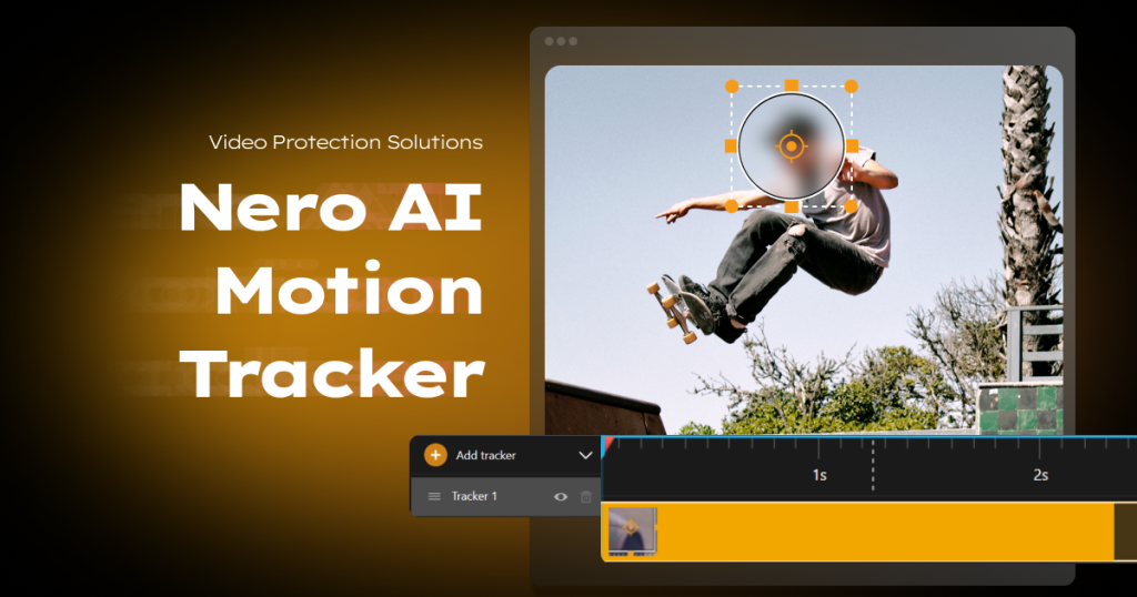 Nero Blur Face - AI Motion Tracking Video Editor